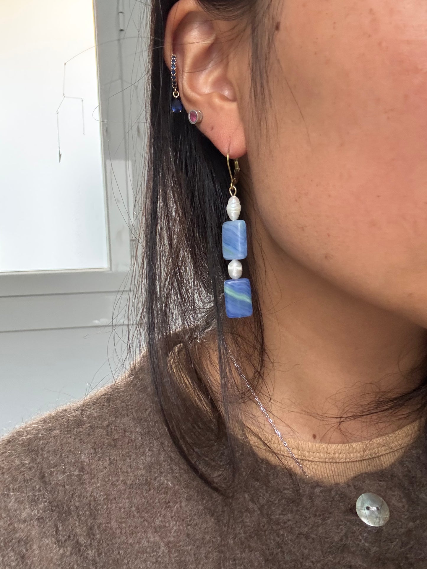 Pearls x Blue