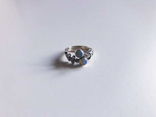 [RDB20022]Botanical Moonstone ring (Silver925) Pre-Order