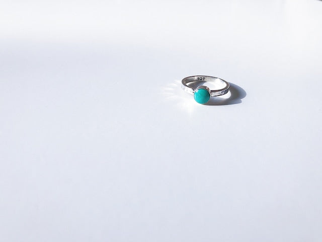 [RDB20019] Simple Turquoise Ring (受注販売)